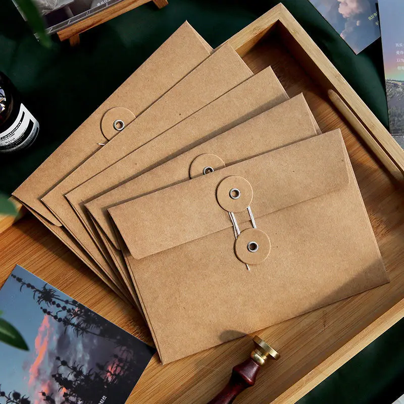 1 Set Kraft Paper Envelopes for Invitation Envelopes Used for Cards Used for Weddings Invitations Baby Shower Office File Bag
1 Set Kraft Paper Envelopes for Invitation Envelopes Used for Cards Used for Weddings Invitations Baby Shower Office File Bag