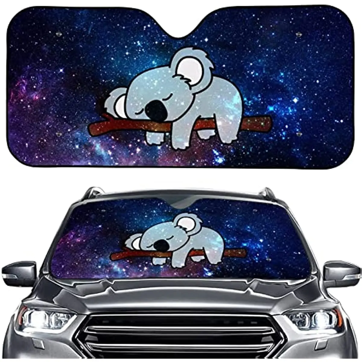 HELLHERO Galaxy Koala Car Windshield Sun Shade Automotive Front Window Sunshade Windscreen Cover Sun Visor Protector for Cars Tr
HELLHERO Galaxy Koala Car Windshield Sun Shade Automotive Front Window Sunshade Windscreen Cover Sun Visor Protector for Cars Tr