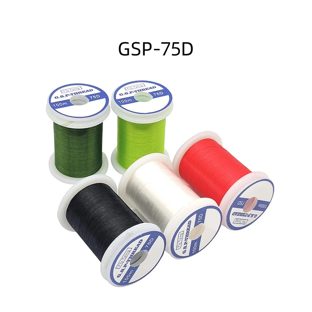 1 Roll 100M Fly Tying Thread High Strength 75D Fly Tying Material Hook Line For Tying Fly Baits DIY Carp Fishing Accessories
1 Roll 100M Fly Tying Thread High Strength 75D Fly Tying Material Hook Line For Tying Fly Baits DIY Carp Fishing Accessories