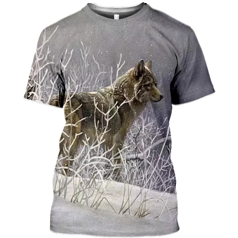 2023 Summer New Men's Snow Wolf 3d Printed Harajuku T-shirt Men's Short Sleeve Clothing Animal Fashion T Shirt Oversized Top
2023 Summer New Men's Snow Wolf 3d Printed Harajuku T-shirt Men's Short Sleeve Clothing Animal Fashion T Shirt Oversized Top