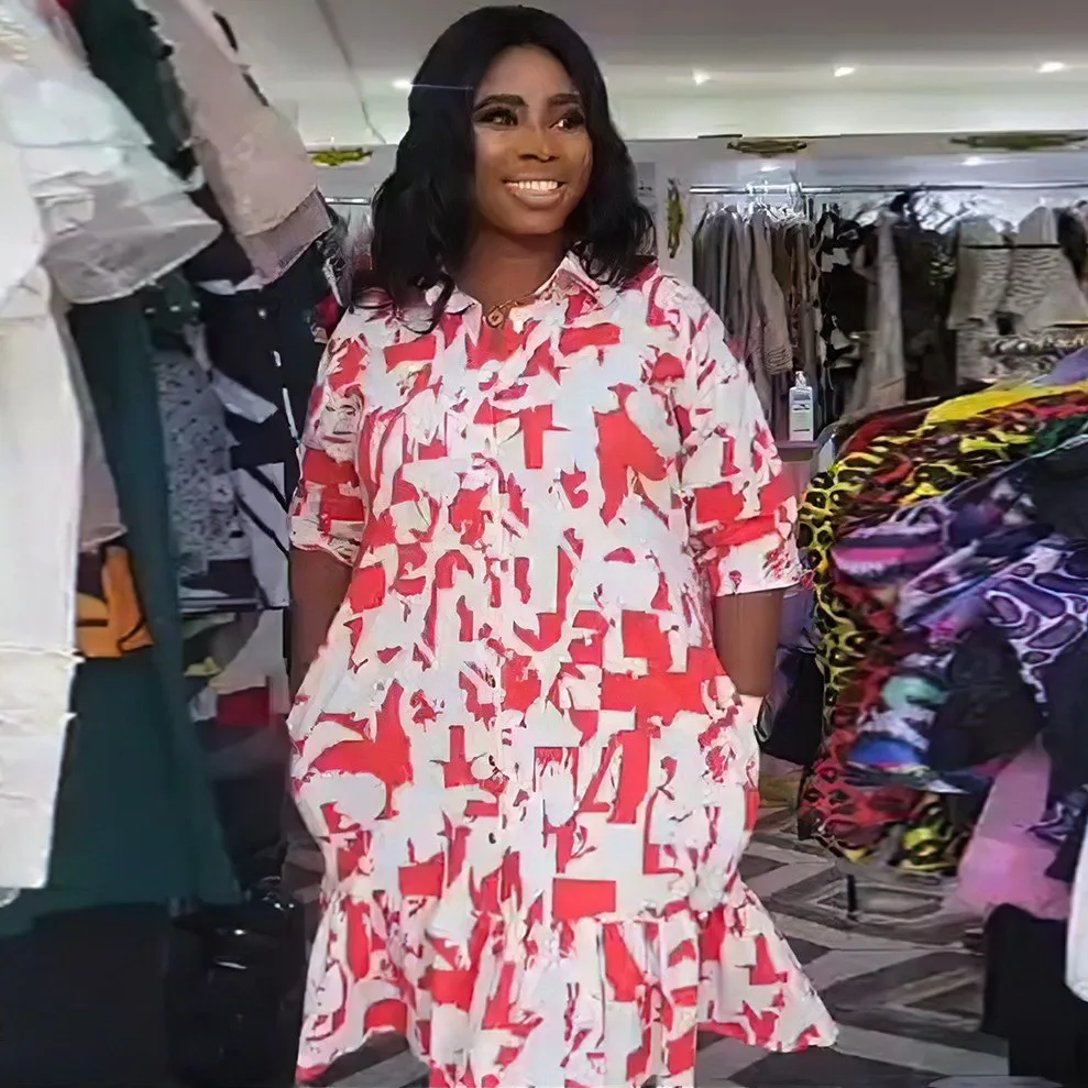 Dashiki African Dress For Women High Waist Three Quarters Sleeve Robes Africa Clothing Summer New Solid Sexy African Dress 2023
Dashiki African Dress For Women High Waist Three Quarters Sleeve Robes Africa Clothing Summer New Solid Sexy African Dress 2023