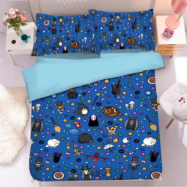 Printed Bedding Set Duvet Covers Pillowcases Comforter Bedding Sets Bedclothes Bed Linen Anime Totoro Cosplay 3D
Printed Bedding Set Duvet Covers Pillowcases Comforter Bedding Sets Bedclothes Bed Linen Anime Totoro Cosplay 3D