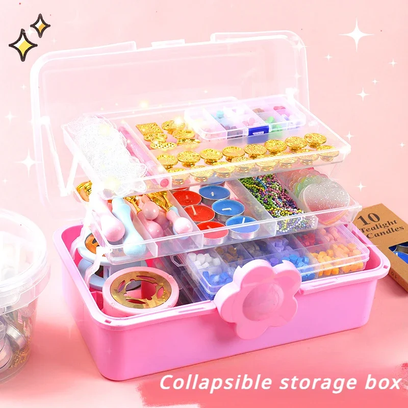 3 Layers Large Capacity Storage Box Foldable Art Drawin Toolbox Multifunctional Portable Makeup Hairpin Organizer Jewelry Box
3 Layers Large Capacity Storage Box Foldable Art Drawin Toolbox Multifunctional Portable Makeup Hairpin Organizer Jewelry Box