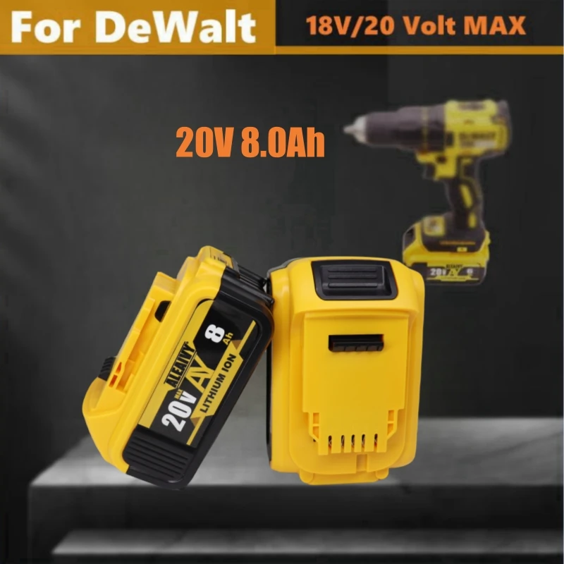 Genuine 18V/20 Volt MAX 6.0Ah 8.0Ah DCB200 Replacement Li-ion Battery for DeWalt DCB205 DCB201 DCB203 Power Tool Batteries
Genuine 18V/20 Volt MAX 6.0Ah 8.0Ah DCB200 Replacement Li-ion Battery for DeWalt DCB205 DCB201 DCB203 Power Tool Batteries