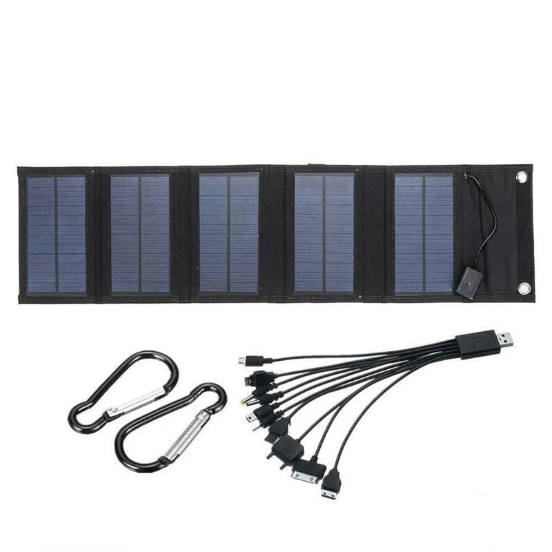 Foldable Solar Panel 75W USB Solar Cell Portable Folding Waterproof 5V Charger Outdoor Mobile Power Battery Sun Charging
Foldable Solar Panel 75W USB Solar Cell Portable Folding Waterproof 5V Charger Outdoor Mobile Power Battery Sun Charging