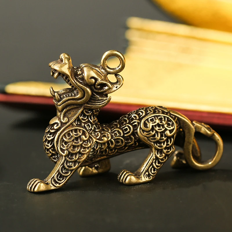 Vintage Chinese Brass Bronze Coin Divine Beast Bring In Wealth Keychain Pendant Souvenirs Decorations
Vintage Chinese Brass Bronze Coin Divine Beast Bring In Wealth Keychain Pendant Souvenirs Decorations