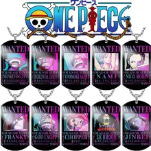 Anime One Piece Luffy Necklace Stainless Steel Colorful New Season Sun God Shape Tag Keychain Pendant Accessories