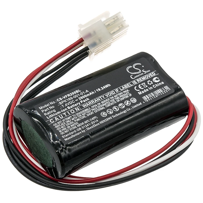 2600mAh BPK169-001-01-A BPK182-001 Battery for Verifone Ruby 2 Ruby CI PCA169-404-01-A PCA169-001-01
2600mAh BPK169-001-01-A BPK182-001 Battery for Verifone Ruby 2 Ruby CI PCA169-404-01-A PCA169-001-01