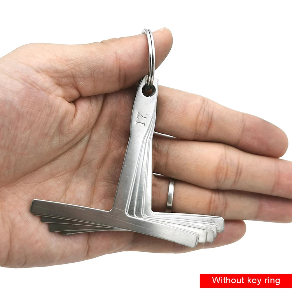 9pcs Understring Radius Accessories Bass String Guitar Gauge Repair Measure T Shape Luthier Builder Stainless Steel Instruments
9pcs Understring Radius Accessories Bass String Guitar Gauge Repair Measure T Shape Luthier Builder Stainless Steel Instruments