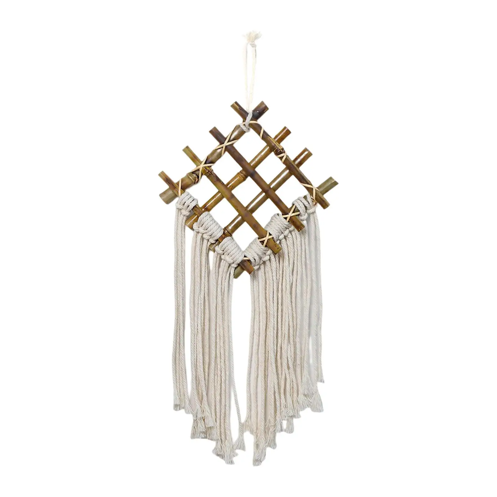 Macrame Woven Wall Hanging Fringe Wall Decor Bohemian Tapestry for Apartment Living Room
Macrame Woven Wall Hanging Fringe Wall Decor Bohemian Tapestry for Apartment Living Room