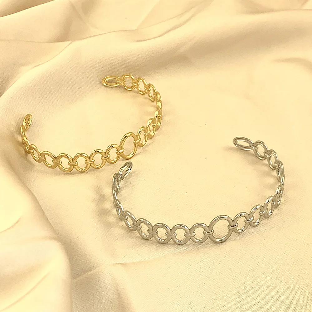 New High Quality Beehive Shaped Design Silver Stainless Steel Bracelets For Women Popular Minimalist Bangles Gold Color Jewelry
New High Quality Beehive Shaped Design Silver Stainless Steel Bracelets For Women Popular Minimalist Bangles Gold Color Jewelry