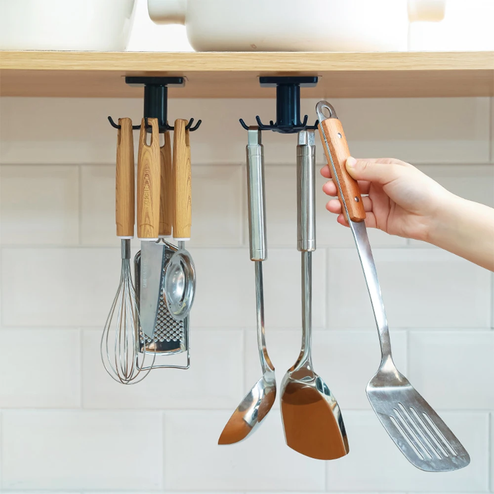 360 Degrees Rotated Kitchen Hooks Self Adhesive 6 Hooks Home Wall Door Hook Handbag Clothes Ties Bag Hanger Home Hanging Rack
360 Degrees Rotated Kitchen Hooks Self Adhesive 6 Hooks Home Wall Door Hook Handbag Clothes Ties Bag Hanger Home Hanging Rack