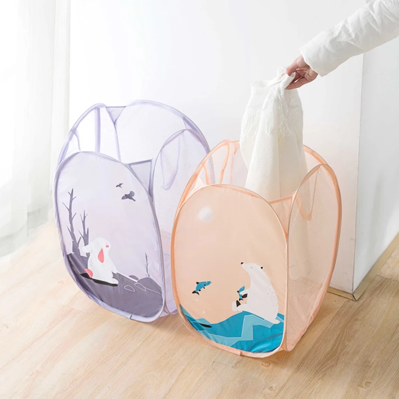Household Foldable Cartoon Large Capacity Dirty Clothes Basket Laundry Hamper Cloth Nets Storage Organizer Bucket with Lanyard
Household Foldable Cartoon Large Capacity Dirty Clothes Basket Laundry Hamper Cloth Nets Storage Organizer Bucket with Lanyard