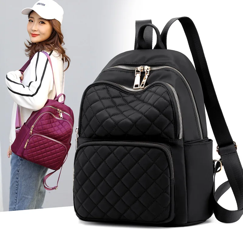 Women's Fashion Casual Nylon Bag Lightweight Ladies Travel Backpack Trend College School Bag Backpack
Women's Fashion Casual Nylon Bag Lightweight Ladies Travel Backpack Trend College School Bag Backpack