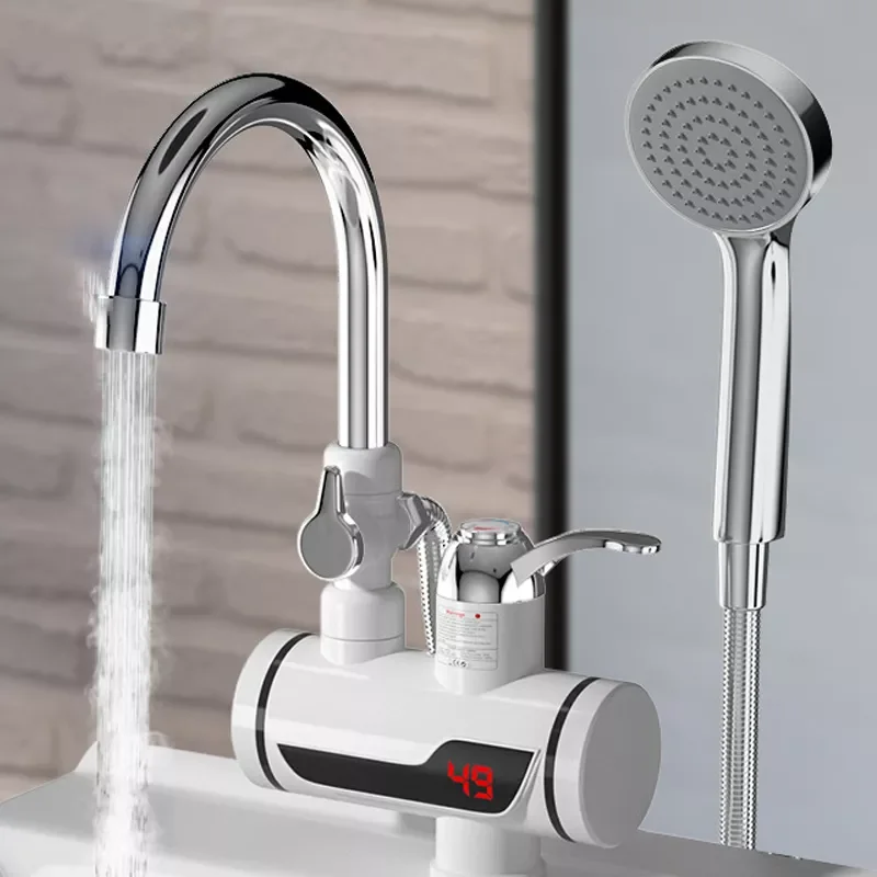 New in Heater Shower 220V Kitchen Faucet EU Plug Water Heater 3000W Cold Heating Tap Shower heater air conditioner electric fi
New in Heater Shower 220V Kitchen Faucet EU Plug Water Heater 3000W Cold Heating Tap Shower heater air conditioner electric fi