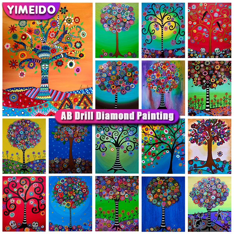 YIMEID AB Diamonds Painting Scenery Tree Cross Stitch Zipper Bag Diamond Painting Landscape Picture of Rhinestone Mosaic Kit
YIMEID AB Diamonds Painting Scenery Tree Cross Stitch Zipper Bag Diamond Painting Landscape Picture of Rhinestone Mosaic Kit