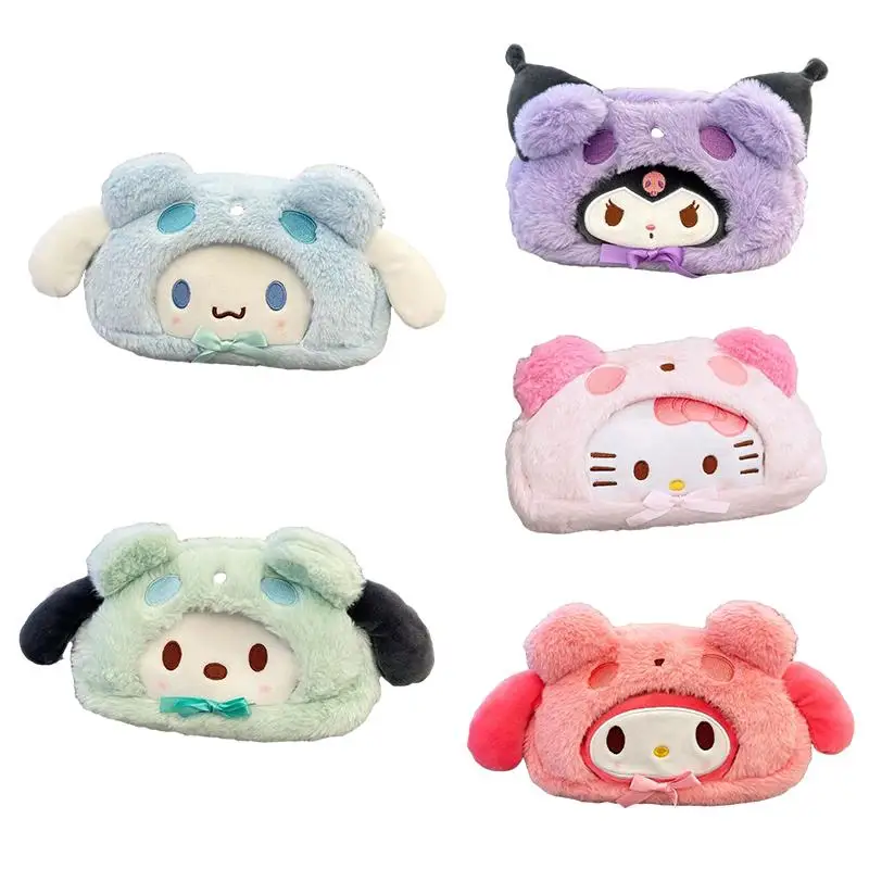 Аниме Sanrios мультфильм Hello Kitty Kuromi My Melody Cinnamoroll Pachacco ручка сумка Kawaii плюшевая Студенческая канцелярская сумка для хранения
Аниме Sanrios мультфильм Hello Kitty Kuromi My Melody Cinnamoroll Pachacco ручка сумка Kawaii плюшевая Студенческая канцелярская сумка для хранения