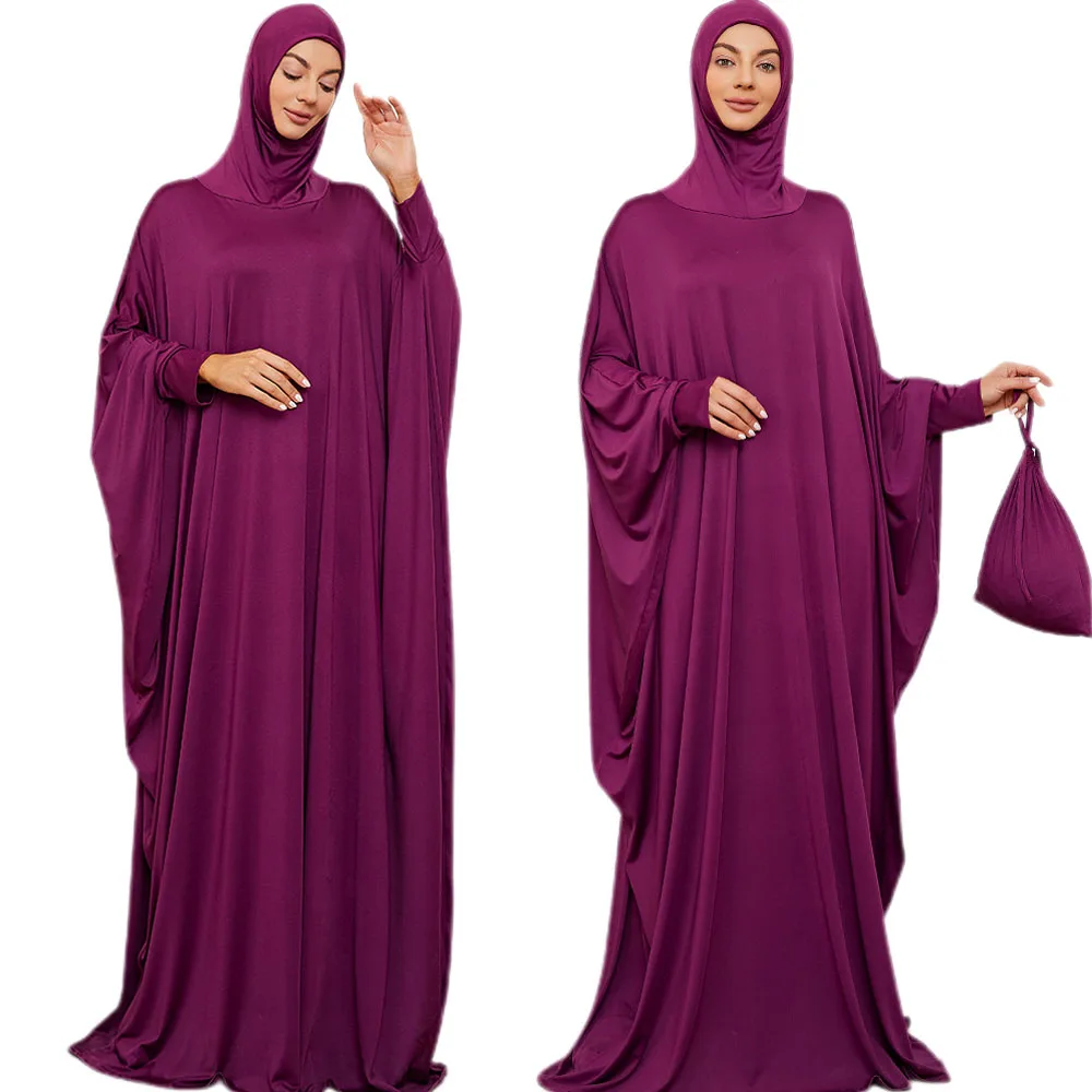 Ramadan Muslim One Piece Prayer Hijab Dress Garment Abaya Cover Dubai Jilbab Women Niqab Hooded Full Robe Modest Jilbab Solid
Ramadan Muslim One Piece Prayer Hijab Dress Garment Abaya Cover Dubai Jilbab Women Niqab Hooded Full Robe Modest Jilbab Solid