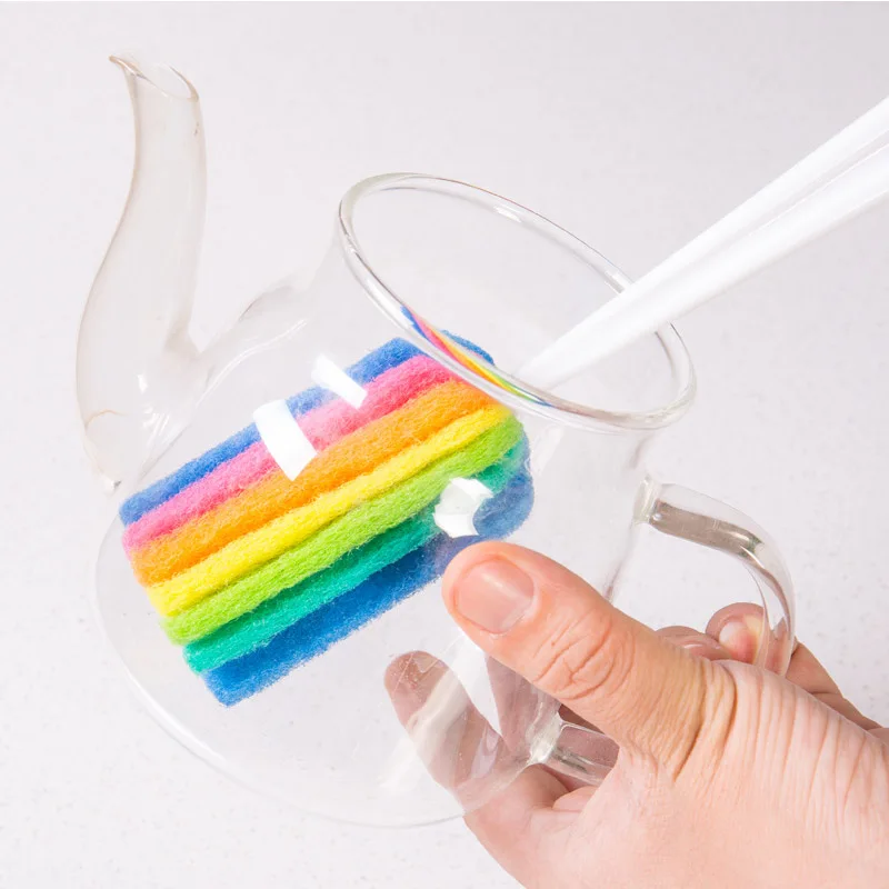 Rainbow Glass Cup Brush Sponge Bottle Brush Long Handle Thermos Cup Brush Kitchen Cleaning Accessories With Cleaning Cloth Brush
Rainbow Glass Cup Brush Sponge Bottle Brush Long Handle Thermos Cup Brush Kitchen Cleaning Accessories With Cleaning Cloth Brush