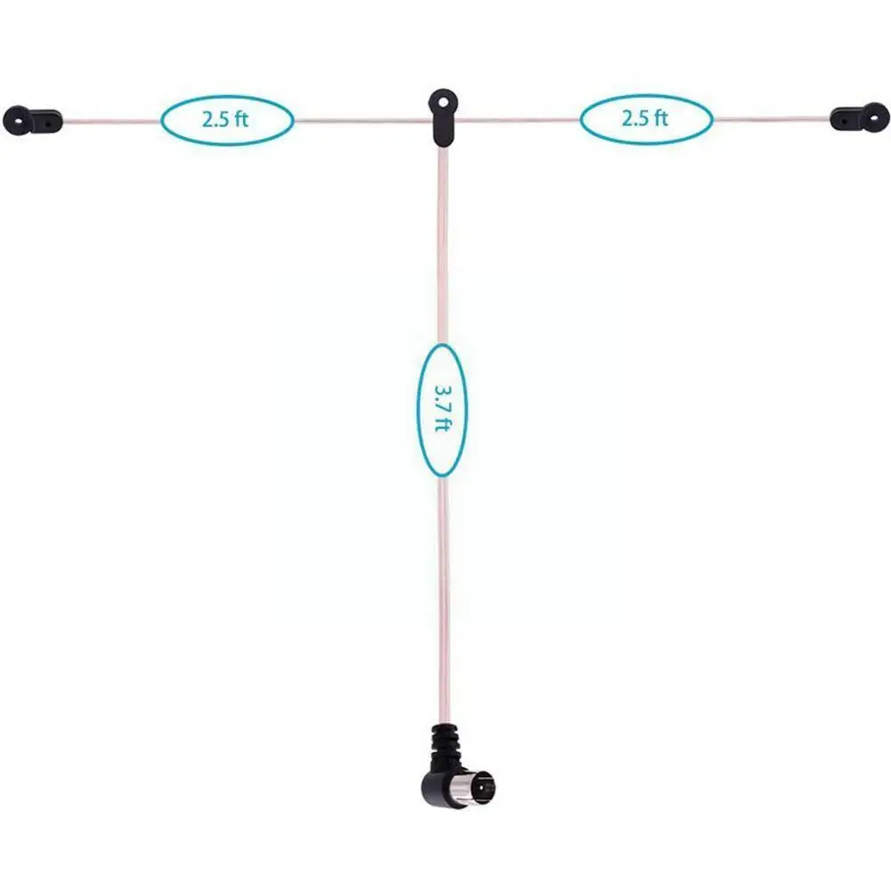 Fm Radio Antenna 75 Ofm Dipole Indoor T Antennas Aerial Receiver Male Type F Connector For Fm Radio Stations Indo E1v4
Fm Radio Antenna 75 Ofm Dipole Indoor T Antennas Aerial Receiver Male Type F Connector For Fm Radio Stations Indo E1v4