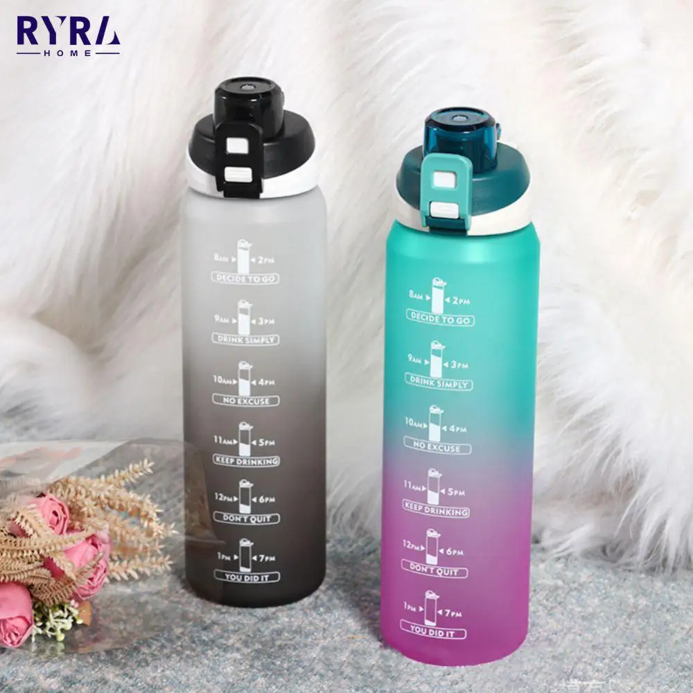 1L Large Capacity Water Cup Outdoor Sports Summer Water Bottle Straw Cup Girls Time Marker Frosted Cold Drinking Bottle Newest
1L Large Capacity Water Cup Outdoor Sports Summer Water Bottle Straw Cup Girls Time Marker Frosted Cold Drinking Bottle Newest