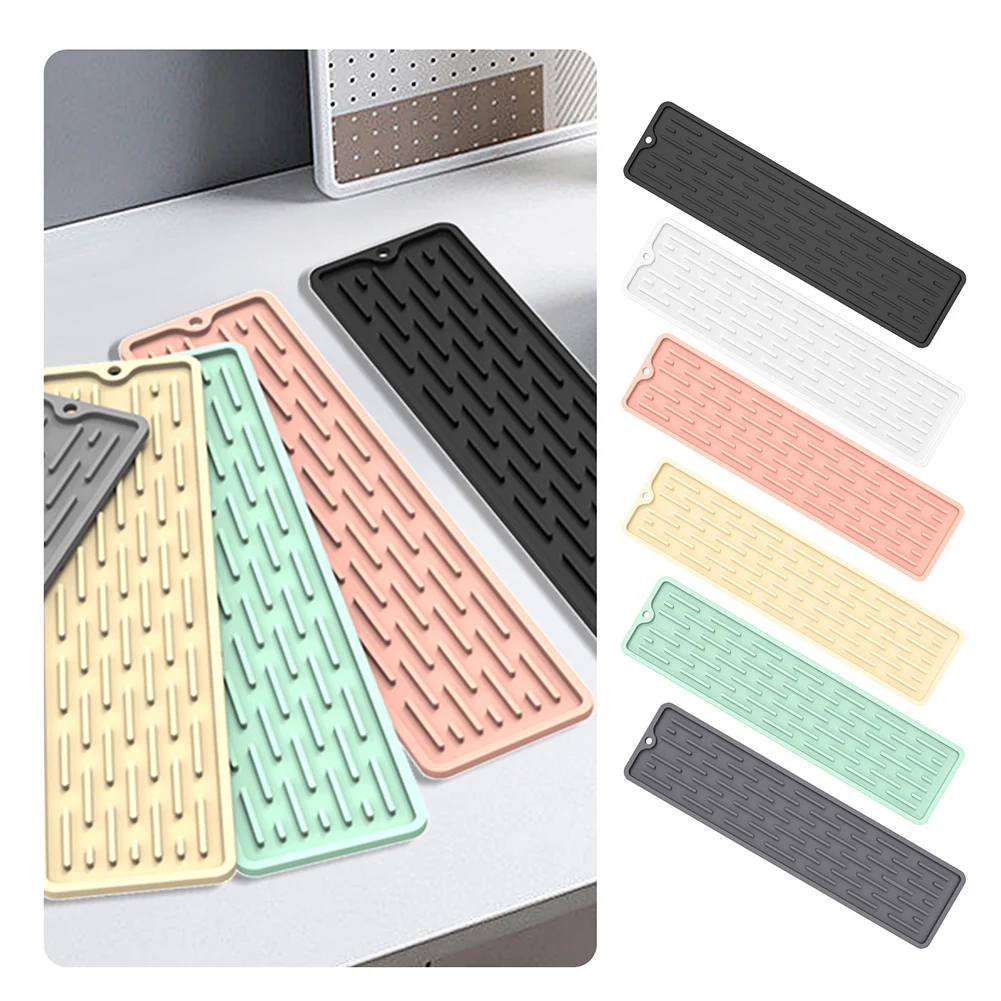 Silicone Countertop Mat Anti Slip Sink Tray Dinnerware Mat Kitchenware Protection Mat Storage Rack Kitchen Accessories 35*8CM
Silicone Countertop Mat Anti Slip Sink Tray Dinnerware Mat Kitchenware Protection Mat Storage Rack Kitchen Accessories 35*8CM