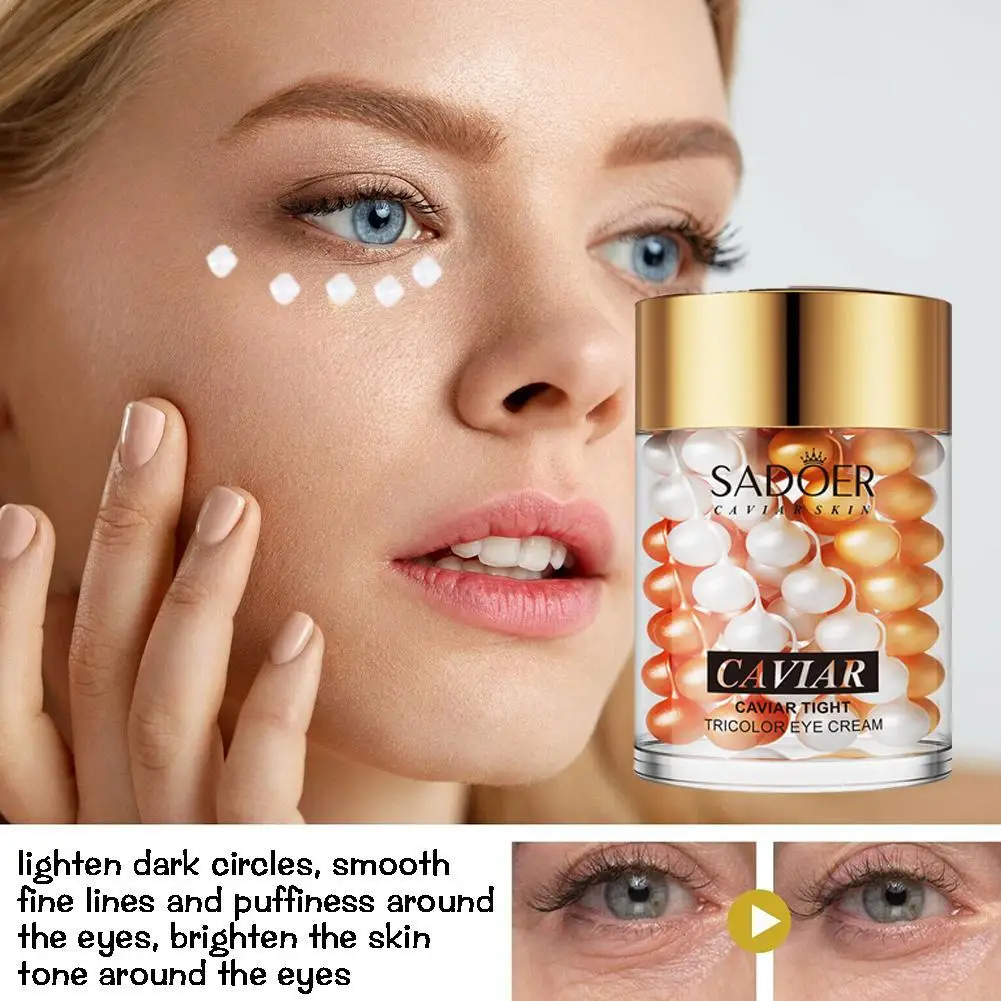 

Caviar Eye Cream Firming Moisturizing Essence Remover Dark Circles Fade Fine Lines Eye Bag Anti-aging Anti Wrinkle Eye Care