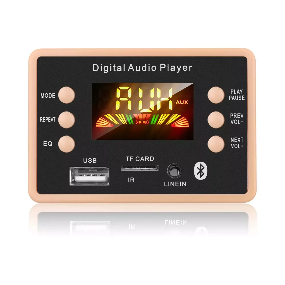 5V12V Car MP3 Player Bluetooth 5.0 MP3 Decoder Decoding Board Module Support WMA WAV TF Card Slot / USB / FM Remote Board Module
5V12V Car MP3 Player Bluetooth 5.0 MP3 Decoder Decoding Board Module Support WMA WAV TF Card Slot / USB / FM Remote Board Module