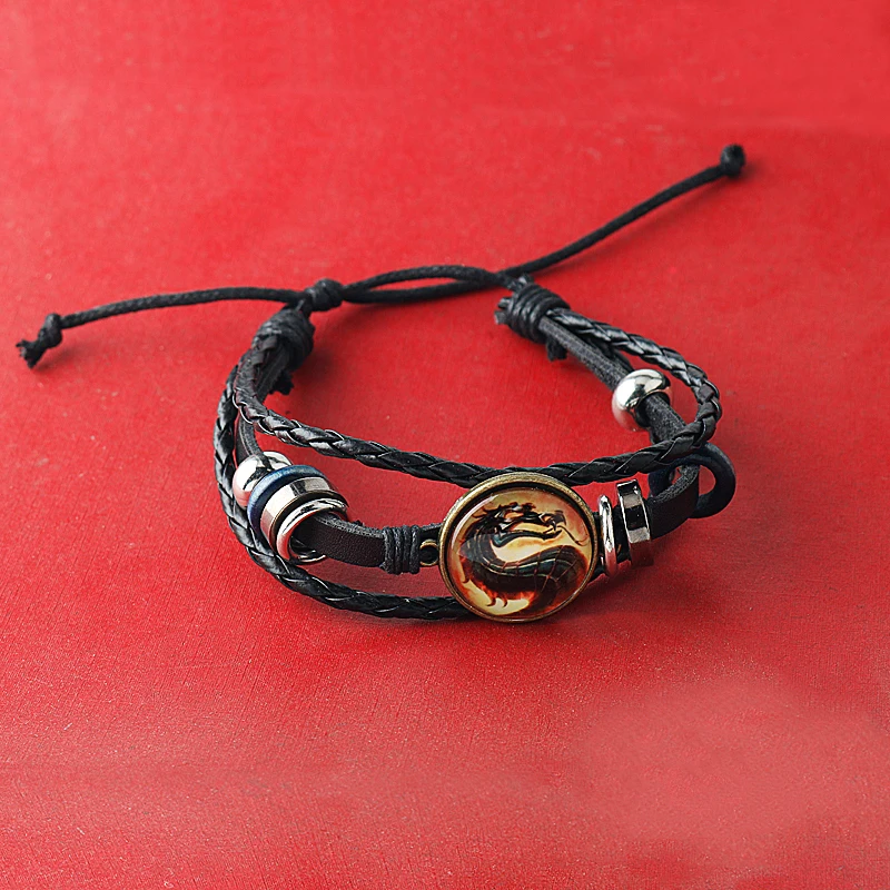 Pulseras Anime Accessories Mortal Kombat Combat MK Liu Kang RAIDEN RAIN Stainless Steel Bracelet Pendants браслеты на руку Boho
Pulseras Anime Accessories Mortal Kombat Combat MK Liu Kang RAIDEN RAIN Stainless Steel Bracelet Pendants браслеты на руку Boho