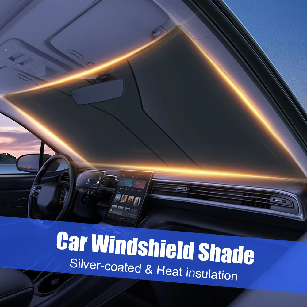 Universal Car Sunshade Front Window Sun Shade Windshield Cover Sun Protector Heat Insulation Auto Accessories 136*65cm/142*80cm
Universal Car Sunshade Front Window Sun Shade Windshield Cover Sun Protector Heat Insulation Auto Accessories 136*65cm/142*80cm