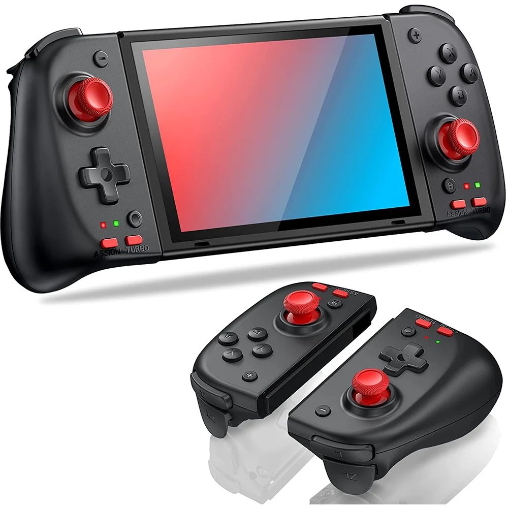 Программируемый контроллер для Nintendo Switch, OLED-контроллер для Nintendo Switch с турбо-датчиком движения, подлинные аксессуары для джойстика
Программируемый контроллер для Nintendo Switch, OLED-контроллер для Nintendo Switch с турбо-датчиком движения, подлинные аксессуары для джойстика
