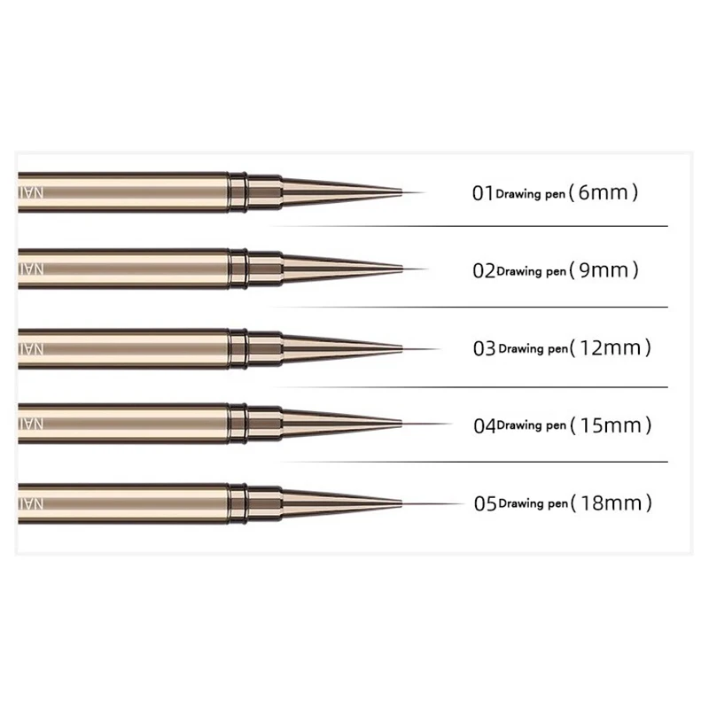 Nail Art Liner Brushes Hand Painted Brush Acrylic UV Gel Colours Paints Builder Drawing Pen DIY Manicure Design Accessories
Nail Art Liner Brushes Hand Painted Brush Acrylic UV Gel Colours Paints Builder Drawing Pen DIY Manicure Design Accessories