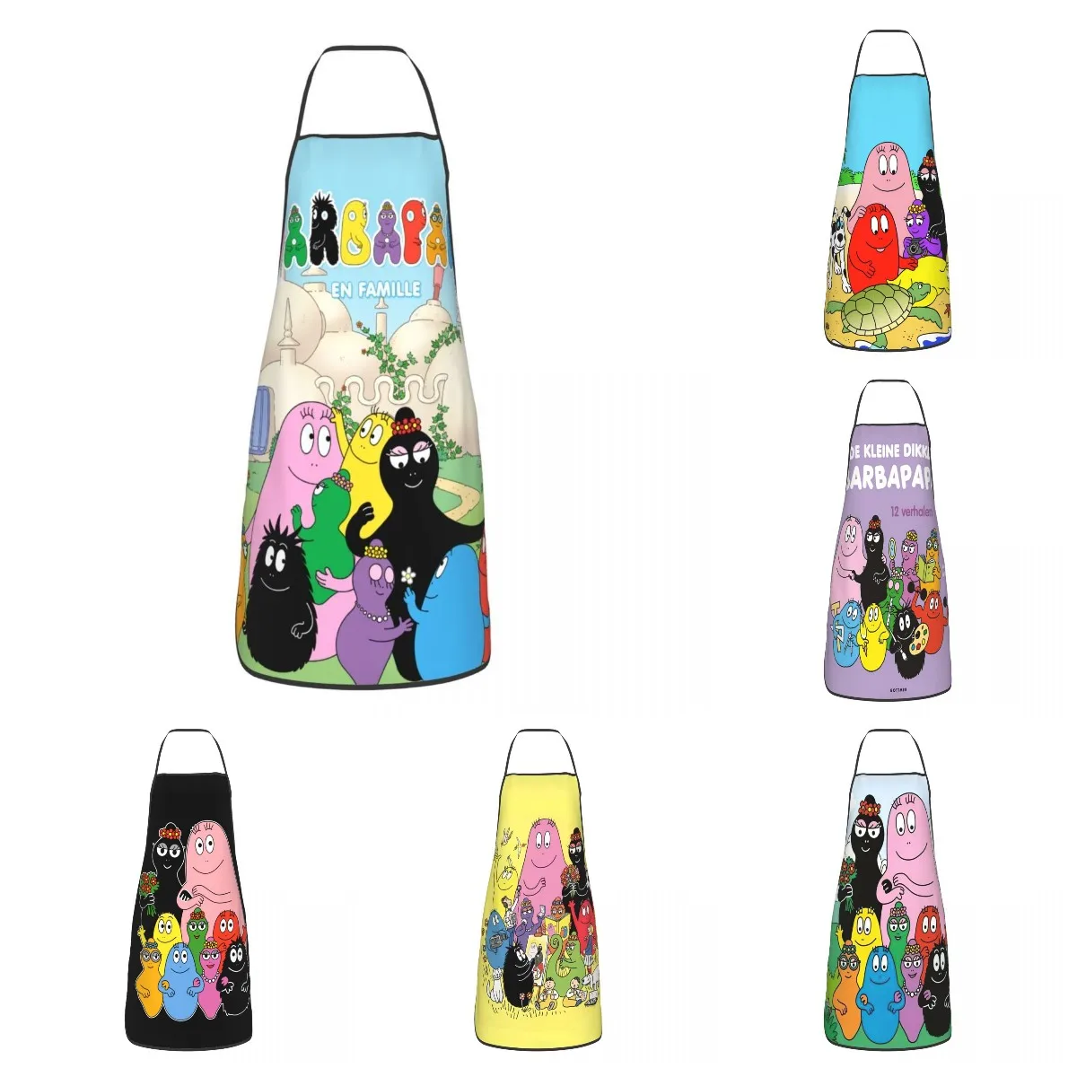 Custom Bib Barbapapa And Family Aprons for Men Women Unisex Adult Chef Kitchen Cooking 70s Animation Tablier Cuisine Painting
Custom Bib Barbapapa And Family Aprons for Men Women Unisex Adult Chef Kitchen Cooking 70s Animation Tablier Cuisine Painting