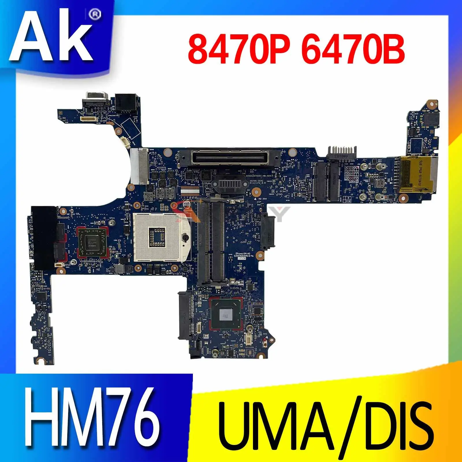 6470B 8470P motherboard 686040-001 686041-001 For HP EliteBook 8470P 6470B 8470W Laptop Motherboard Mainboard
6470B 8470P motherboard 686040-001 686041-001 For HP EliteBook 8470P 6470B 8470W Laptop Motherboard Mainboard