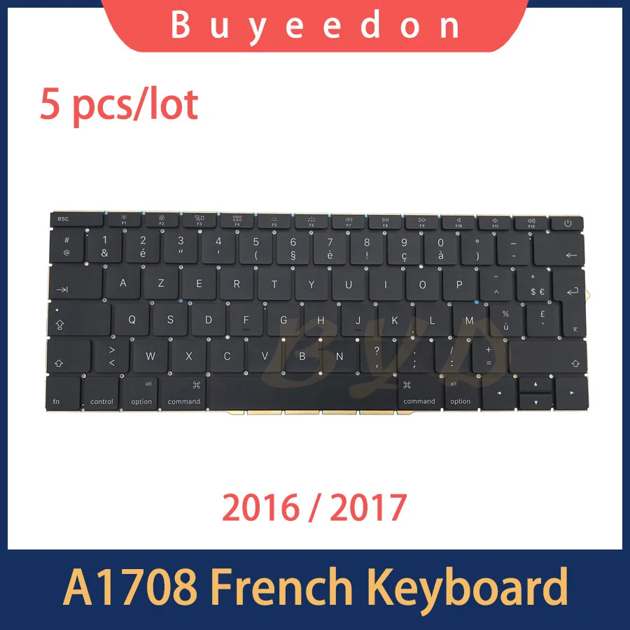 Новая французская раскладка клавиатуры A1708 5 шт./лот для Macbook Retina Pro 13 дюймов A1708 Французская клавиатура 2016 2017 лет
Новая французская раскладка клавиатуры A1708 5 шт./лот для Macbook Retina Pro 13 дюймов A1708 Французская клавиатура 2016 2017 лет