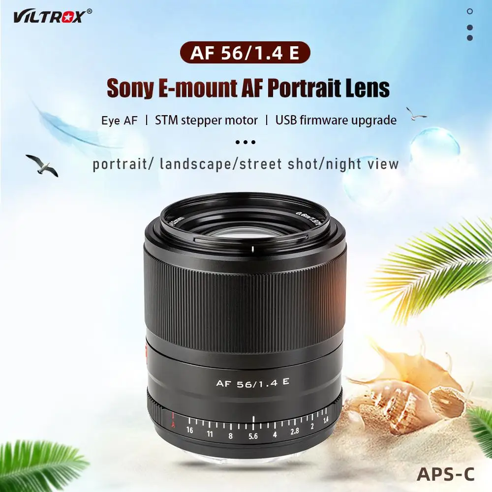 VILTROX 13mm 23mm 33mm 56mm F1.4 Sony Lens Auto Focus APS-C Compact Large Aperture Lens For Sony Lens E Mount A7II Camera Lenses
VILTROX 13mm 23mm 33mm 56mm F1.4 Sony Lens Auto Focus APS-C Compact Large Aperture Lens For Sony Lens E Mount A7II Camera Lenses