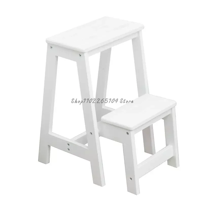 Multifunctional Solid Wood Ladder Stool Household Ladder Creative Dual-use Thickened Three-step Stair Chair Climbing Stool
Multifunctional Solid Wood Ladder Stool Household Ladder Creative Dual-use Thickened Three-step Stair Chair Climbing Stool