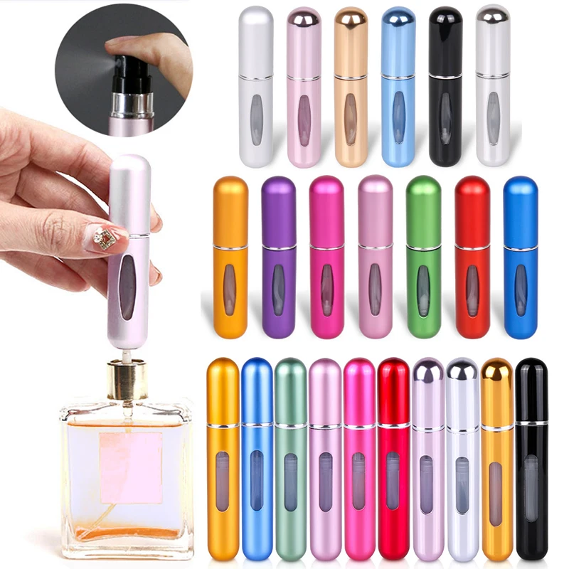 5ml 8ml Spray Bottle Perfume Bottles Refillable Rechargeable Perfumer Parfume Refill Travel Containers |
