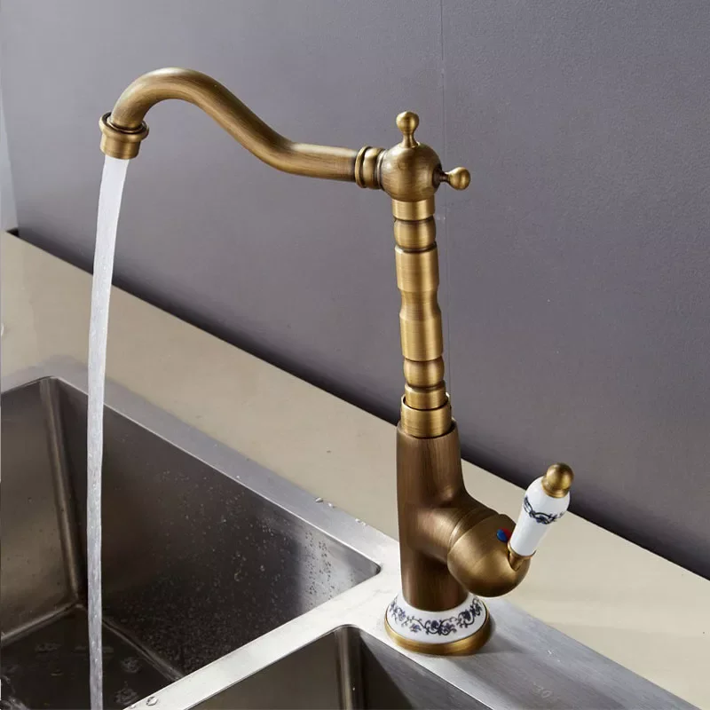 Antique Brass or ORB Basin Sink Faucet Hot Cold Mixer Crane Tap Single Handle Deck Mount Bathroom Brass Rotation Faucets
Antique Brass or ORB Basin Sink Faucet Hot Cold Mixer Crane Tap Single Handle Deck Mount Bathroom Brass Rotation Faucets