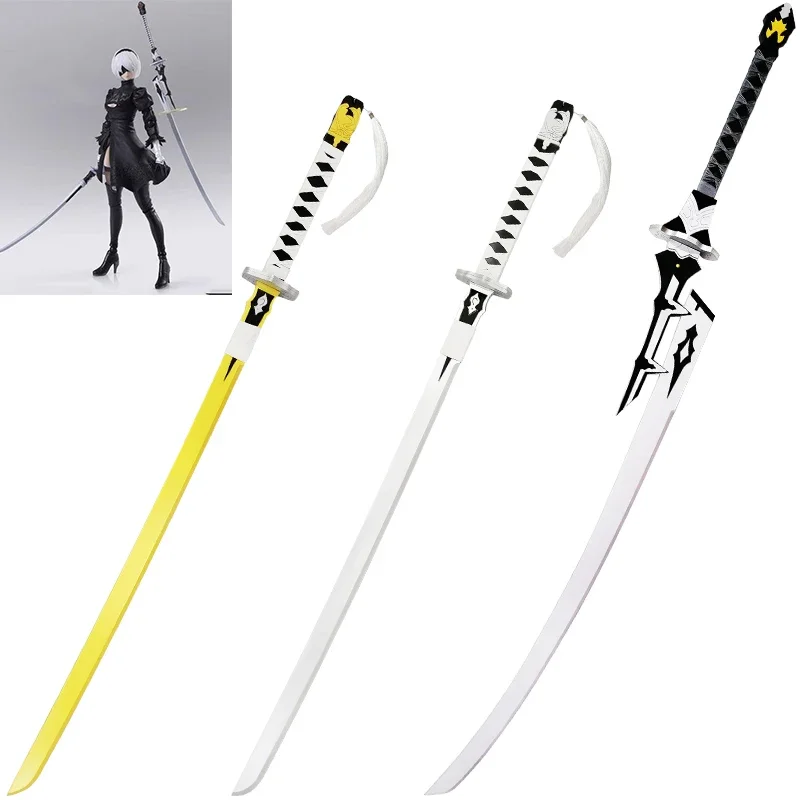 Game NieR Automata 2B Cosplay Weapon Long Sword Wooden 2B Long Knife Cosplay Props White Contract Longsword 9S 9s Short Knife
Game NieR Automata 2B Cosplay Weapon Long Sword Wooden 2B Long Knife Cosplay Props White Contract Longsword 9S 9s Short Knife