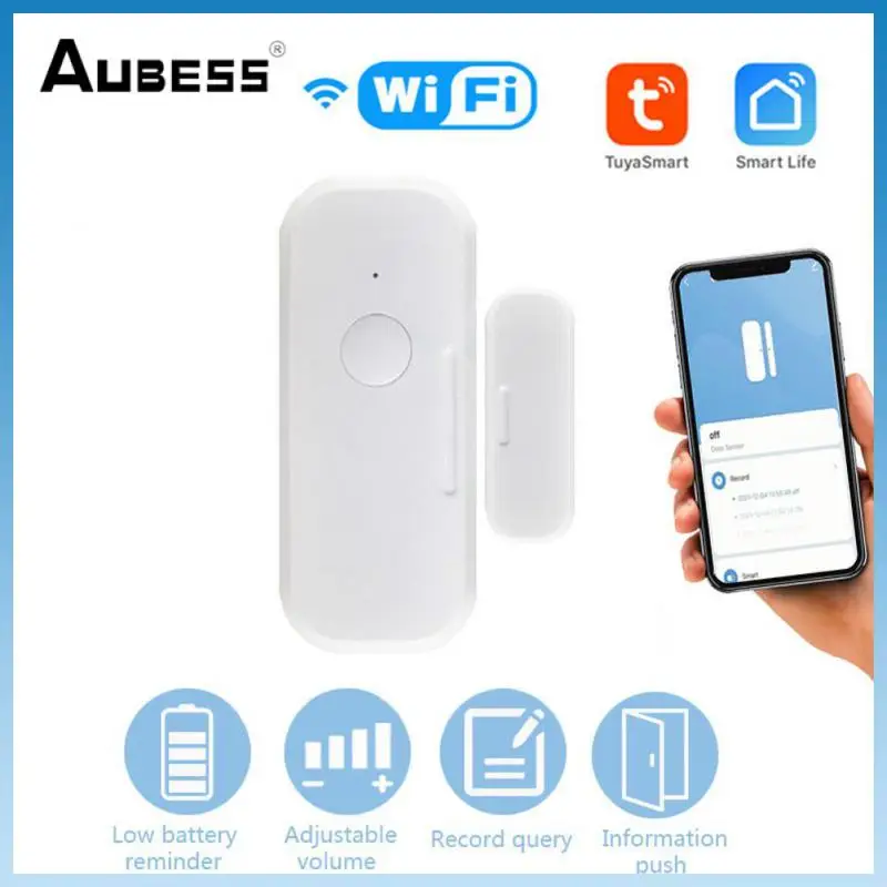 Mini Door Window Sensor WiFi Tuya Smart Home Security Alarm System Independence Alert Scene 90dB Siren APP Reminder Function
Mini Door Window Sensor WiFi Tuya Smart Home Security Alarm System Independence Alert Scene 90dB Siren APP Reminder Function