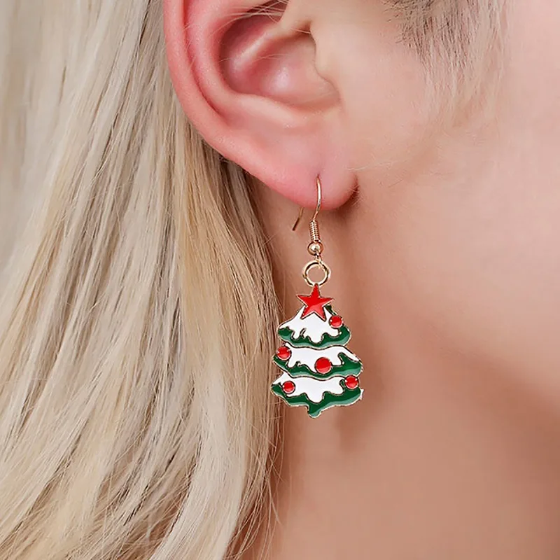 New Christmas Snowman Bells Dangle Earrings For Women Girl Creative Elk Snowflake Tree Earring Christmas Party Jewelry Gift
New Christmas Snowman Bells Dangle Earrings For Women Girl Creative Elk Snowflake Tree Earring Christmas Party Jewelry Gift