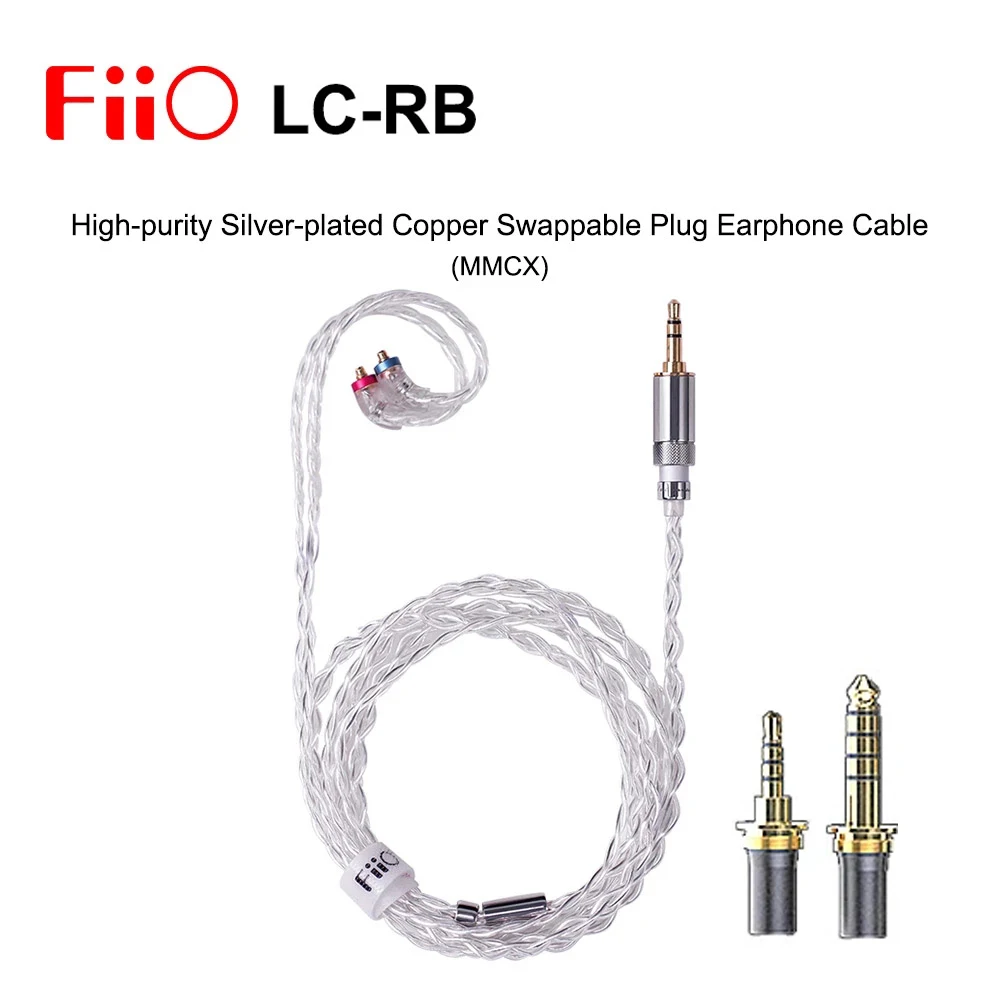 FiiO LC-RB High-purity silver-plated copper swappable plug MMCX earphone cable for FiiO FH7/FH9/SE846/SE535
FiiO LC-RB High-purity silver-plated copper swappable plug MMCX earphone cable for FiiO FH7/FH9/SE846/SE535