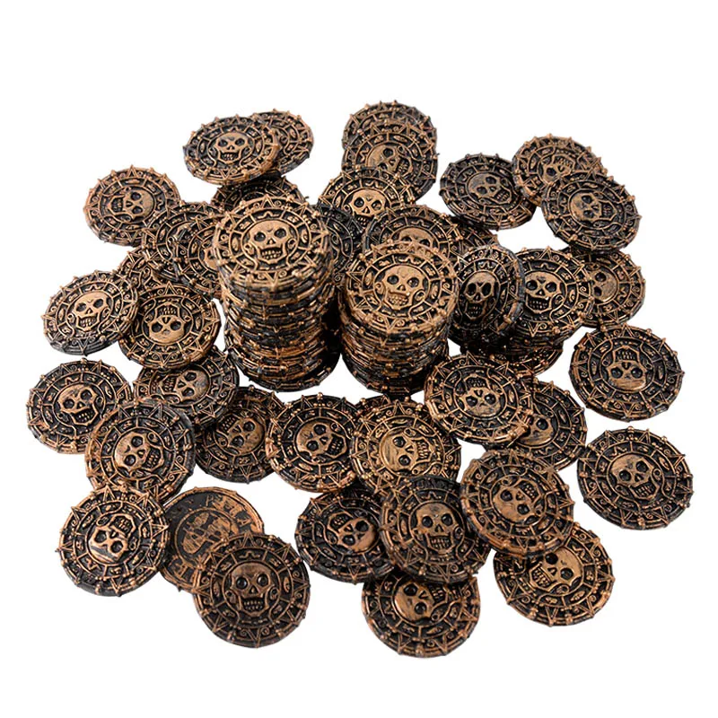 10pcs Plastic Pirate Gold Coins Halloween Props Fake Coins Treasure Game Toy Kids Favors Birthday Party Decoration Souvenir Gift
10pcs Plastic Pirate Gold Coins Halloween Props Fake Coins Treasure Game Toy Kids Favors Birthday Party Decoration Souvenir Gift