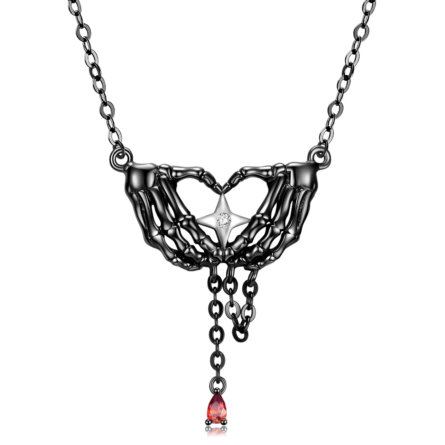 Hip Hop Punk Original Design Hand Holding Star Necklace Clavicle Chain 925 Silver Necklace Pendant for Men Women Halloween Gifts
Hip Hop Punk Original Design Hand Holding Star Necklace Clavicle Chain 925 Silver Necklace Pendant for Men Women Halloween Gifts