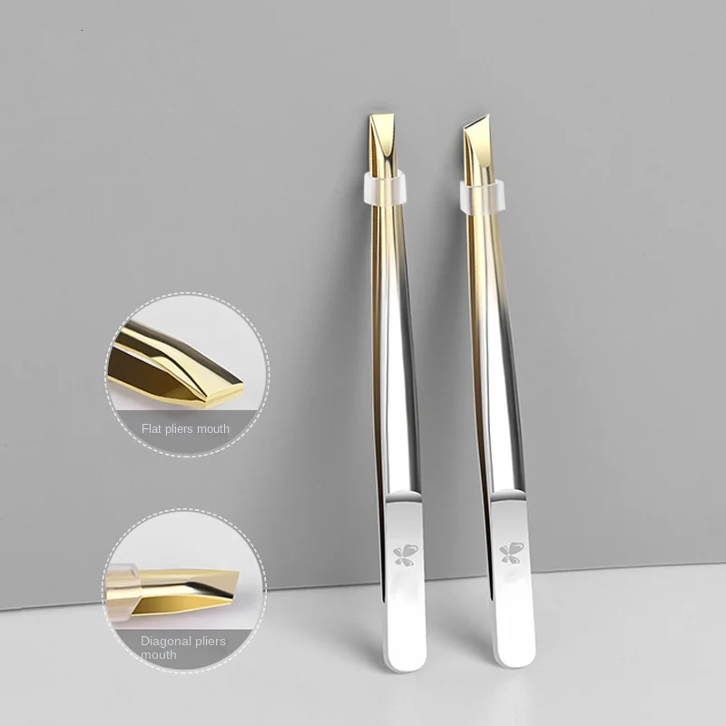 Stainless Steel Flat/Slant Tip Multifunction Tweezer Eyebrow Tweezer Face Hair Removal Make Up Tool False Eyelashes Tweezer Tool
Stainless Steel Flat/Slant Tip Multifunction Tweezer Eyebrow Tweezer Face Hair Removal Make Up Tool False Eyelashes Tweezer Tool