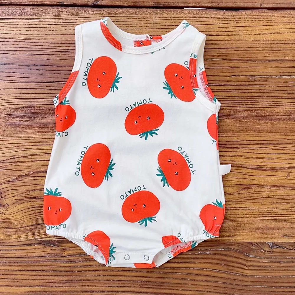 Unisex Baby Summer Bodysuits Sleeveless Cotton Cute Pattern Newborn Clothes Fashion Infant Boy Girl Rompers 
Unisex Baby Summer Bodysuits Sleeveless Cotton Cute Pattern Newborn Clothes Fashion Infant Boy Girl Rompers