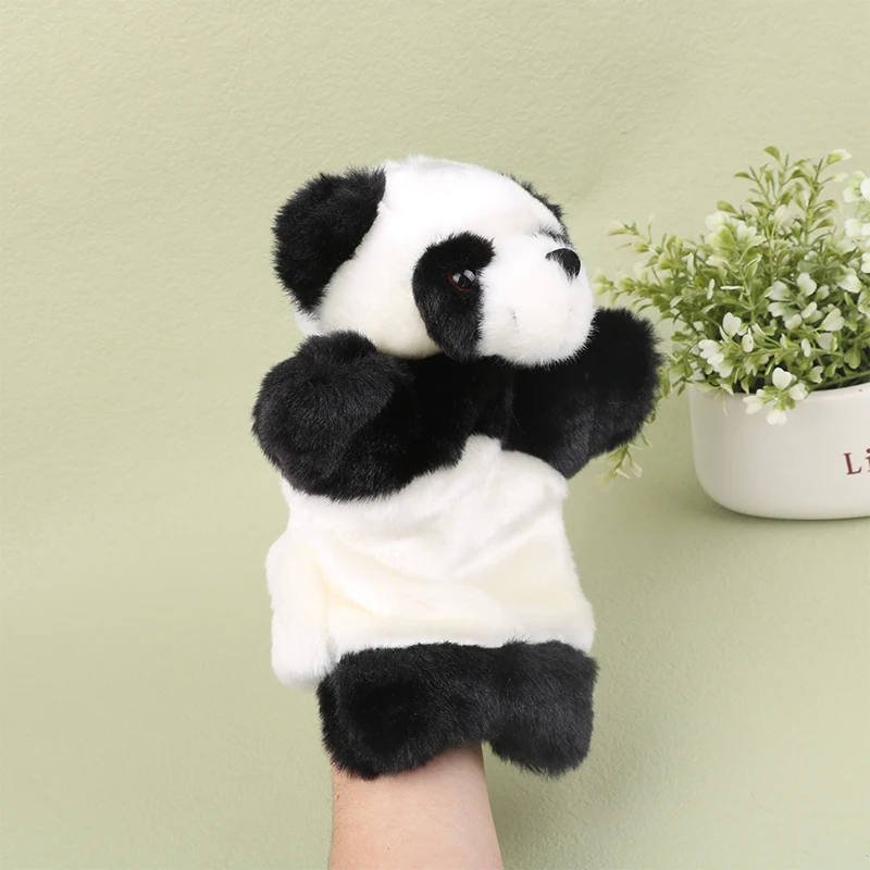 

25cm Creativity Baby Kids Panda Glove Hand Puppet Plush Doll Kids Story Telling Educational Toys