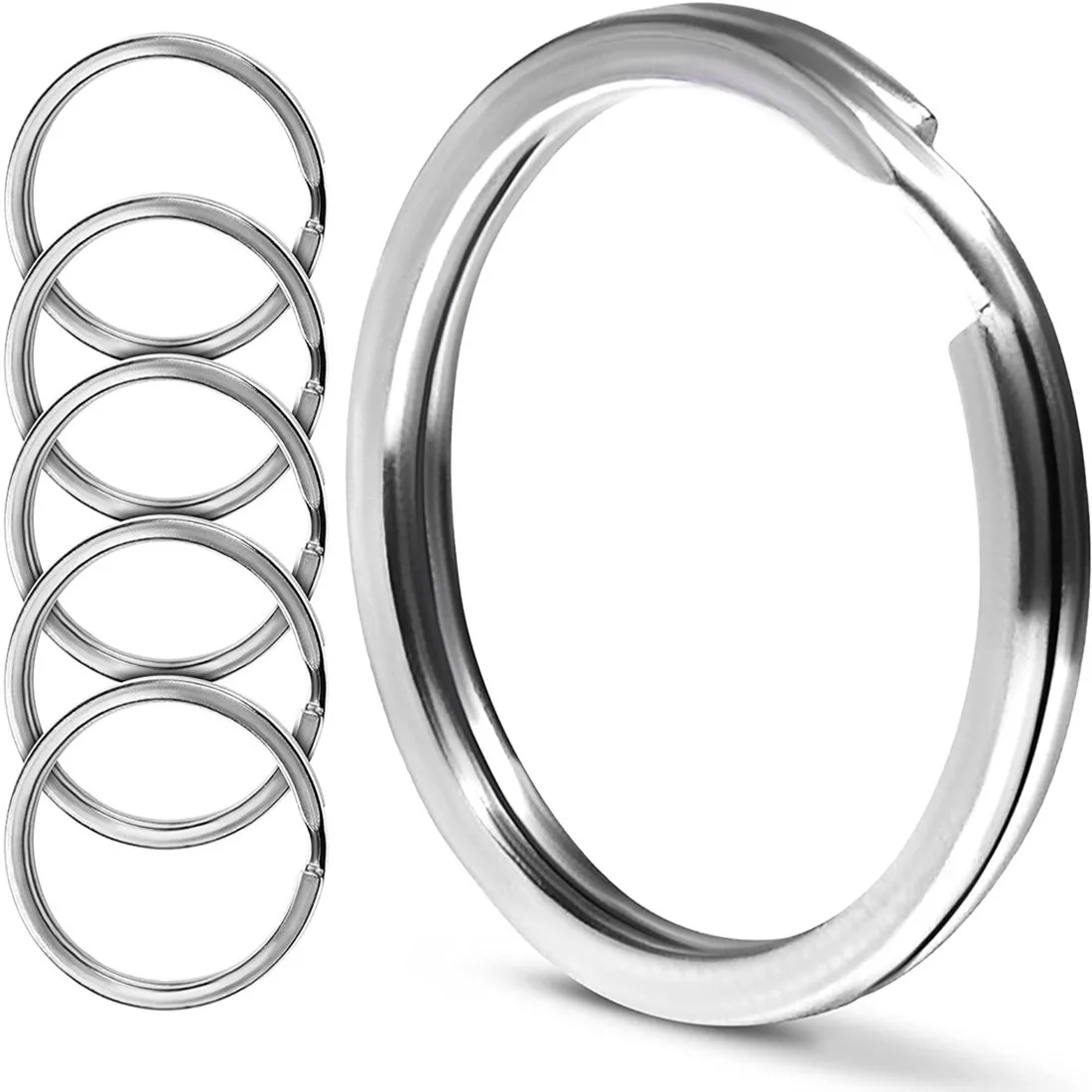 100pcs Stainless Steel Keychain Ring Split Ring Keyfob Key Holder Rings Women Men DIY Key Ring Accessories Wholesale
100pcs Stainless Steel Keychain Ring Split Ring Keyfob Key Holder Rings Women Men DIY Key Ring Accessories Wholesale