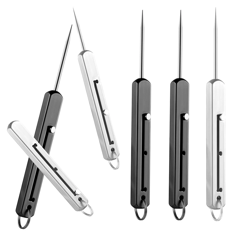 6 Pieces Portable Titanium Toothpicks Pocket Toothpick Metal Toothpick Holder For Outdoor Picnic And Camping
6 Pieces Portable Titanium Toothpicks Pocket Toothpick Metal Toothpick Holder For Outdoor Picnic And Camping
